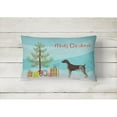 thumbnail image 2 of Carolines Treasures CK3541PW1216 German Shorthaired Pointer Christmas Tree Canvas Fabric Decorative Pillow, 12H x16W,, 2 of 4