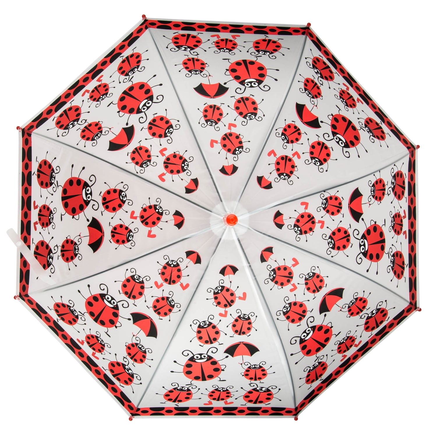 Lightweight Cartoon Friends Children's Umbrella With Plastic Safety Whistle, Easy Open Button, And Comfortable Grip Handle