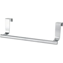Over Door Towel Rail Holder, Towel Rack for Cabinet ,Stainless Steel Kitchen Over Cabinet,Towel Bar Rack Shelf No Drilling (Single bar,Large Size)