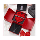 thumbnail image 3 of Collar Dije Corazón 925 Plata Y Caja De Regalo De Rosas caja rojo, 3 of 5