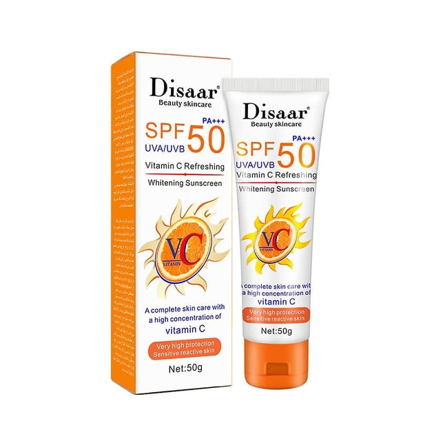 Crema de protección solar HUOGUO Blanqueadora SPF50+ PA+ 50 ml