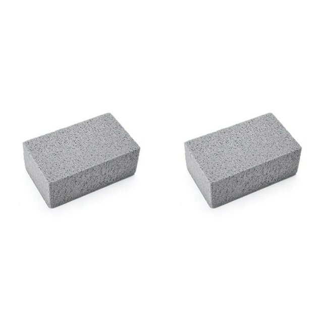 2X Cepillo Limpieza para Parrilla de Barbacoa, Bloque de Ladrillo, Piedra Pómez para Limpieza de Barbacoa, Ladrillo para Parrilla, Herramientas
