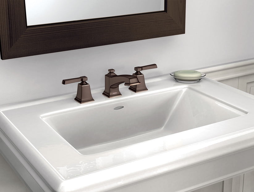 Moen Boardwalk Mediterranean Bronze Two-Handle Bathroom Faucet