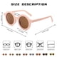 thumbnail image 5 of Gafas de Sol COASION para Niños, Lentes Redondas Lindas con Protección UV400, 2-10 Años, 5 of 6