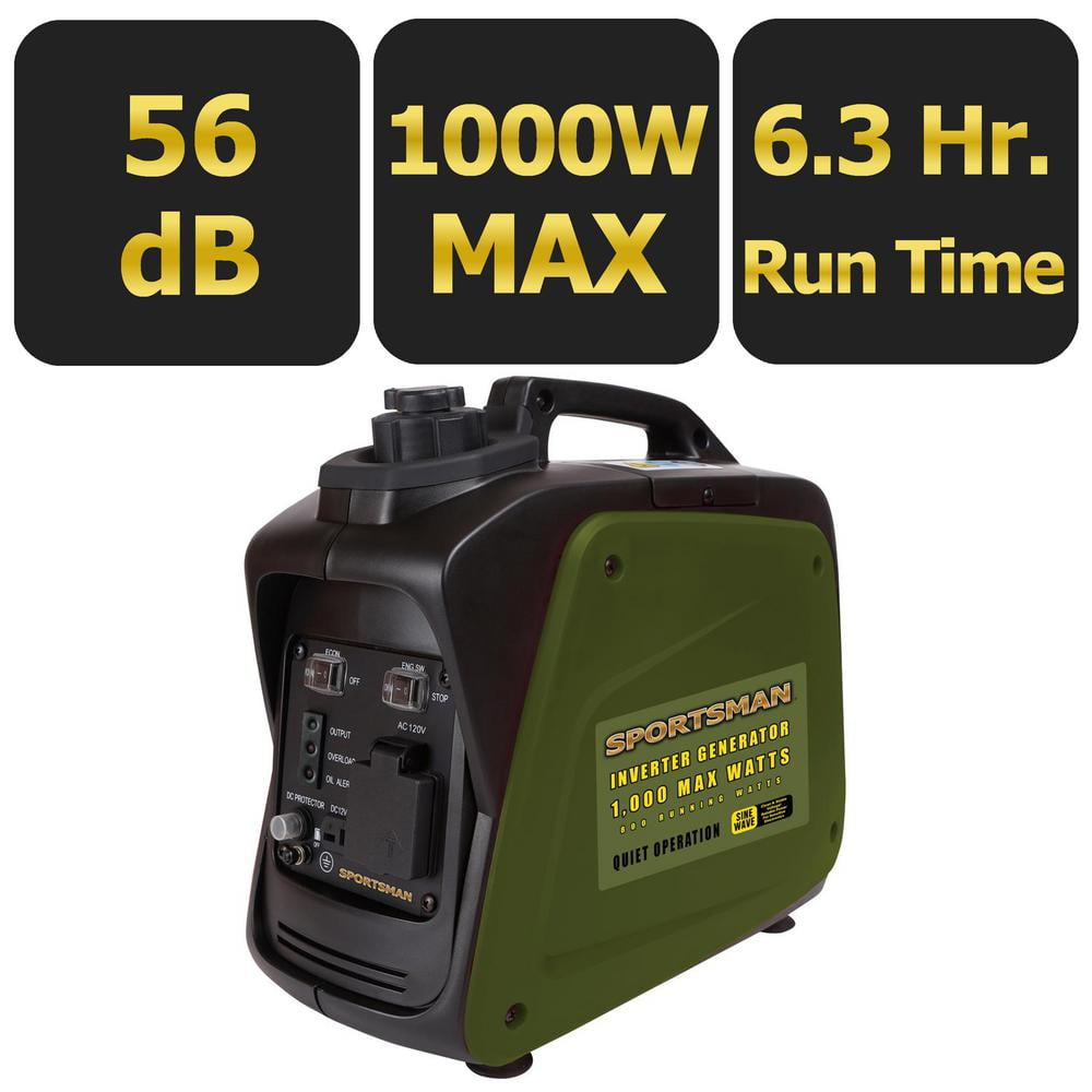 Sportsman 1000 Watt Inverter Generator CARB Approved by Buffalo Corp