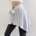 thumbnail image 5 of XISAOK Women Yoga Tennis Tie Up Skirts Running Long Strap Half Length Cover Up Skirt, 5 of 21
