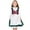 Green, variant on FYMNSI Girls Oktoberfest Dress German Bavarian Dirndl Dresses 3 Piece Beer Festival Outfit Set Pink 3-4 Years