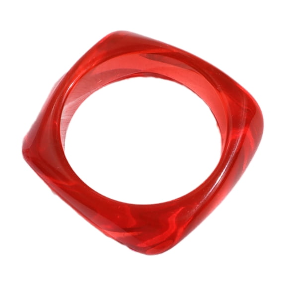 Eye Catching Thick Resin Bracelet Colorful Modern Bangle Jewelry Gift For Her