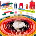 thumbnail image 1 of Juego de dominó Timfuis 1000 unidades para niños con 20 bloques de madera adicionales, 1 of 8