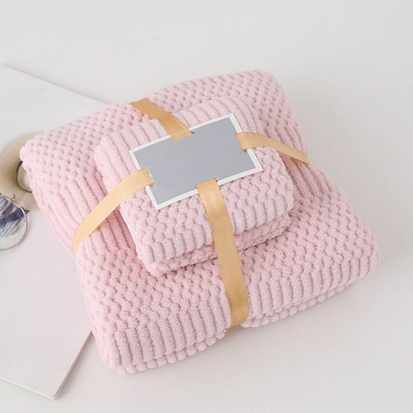 RYRDWP Nouvelle Serviette en Peluche Corail Jixiangge Ensemble de Serviettes de Bain Cadeau Retour Activité Douce et Absorbante Serviette Quotidienne pour la Maison