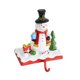 thumbnail image 1 of Estatua navideña Macarena soporte para medias figura de resina escultura para gabinete chimenea interior Muñeco de nieve, 1 of 8