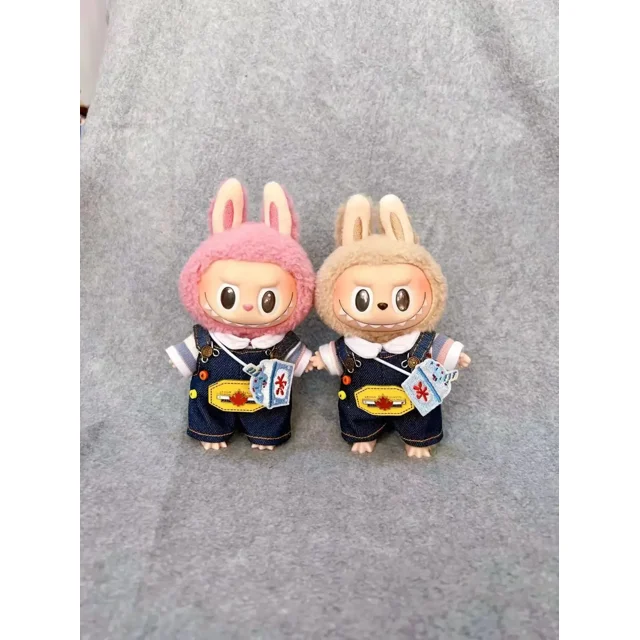 Labubu-ropa de moda para muñecas, sudaderas con capucha de 17cm, accesorios para muñecas de peluche, regalos de juguete para niños