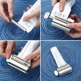 thumbnail image 4 of Exprimidor de pasta de dientes de acero inoxidable de calidad profesional, exprimidor reutilizable de primera calidad para organizar el espacio en baños y salones (2 piezas), 4 of 5