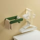 thumbnail image 1 of Tendedor retráctil montado en la pared • Organizador multicapa • Instalación sin taladro • Diseño expandible • Verde/blanco, 1 of 6