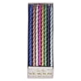 thumbnail image 2 of Velas de cumpleaños Meri Meri Twisted Metallic, 16 unidades, 18 cm, 2 of 2