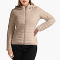 thumbnail image 6 of Lightweight Puffer Jacket for Womens Winter Warm Hooded Coats Casual Zip Up Down Quilted Coat with Pockets, 6 of 6