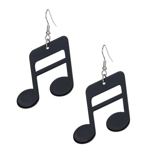 WINDLAND Musical Note Pendant Earrings Trendy Ear Studs for Women Music Lover Accessories
