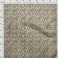 thumbnail image 4 of oneOone Polyester Spandex Yellow Fabric Asian Japanese Floral Craft Projects Decor Fabric Printed By The Yard 56 Inch Wide, 4 of 4