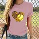 thumbnail image 2 of Blusa suelta estampada con cuello redondo y manga corta para mujer OAVQHLG3B Store  lin121212, 2 of 5