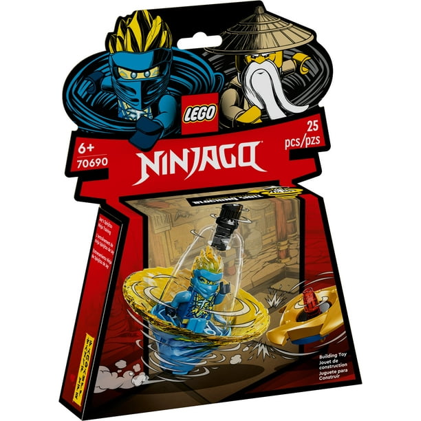 LEGO NINJAGO Jay's Ninja 70690 Spinning Toy Building Kit with NINJAGO Jay; Gifts for Kids Aged (25 Pieces) Walmart.com