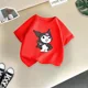 thumbnail image 3 of Camiseta de algodón divertida de verano con dibujos animados para niños y niñas, bonita camiseta de cuello redondo con estampado creativo de Kulomi, informal y urbana, 3 of 5