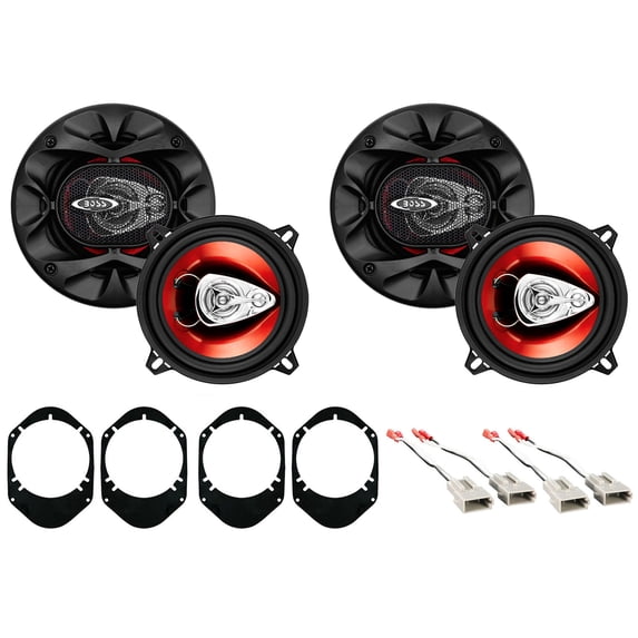 Boss 5.25" Front+Rear Factory Speaker Replacement For 2004 Ford F150 Heritage