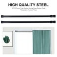 thumbnail image 6 of Monyance Shower Curtain Rod Adjustable Tension Shower Curtain Rods - 2 Pack Black(15.75X0.79X0.79Inches), 6 of 11
