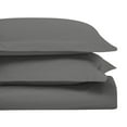 thumbnail image 2 of Superior 650 Thread Count Egyptian Cotton Duvet Cover Set, Grey, Full/Queen, 2 of 8
