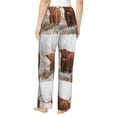 thumbnail image 3 of Xecao Yak Women's Straight Lounge Pajama Pants: The Epitome of Relaxed Sleepwear, 3 of 9