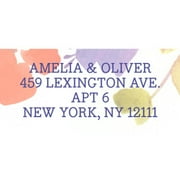 Artistic Floral Personalized Address Label
