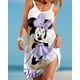 thumbnail image 1 of 2022 Summer Disney Minnie Mickey Mouse Womens Dress Short Beach 3D Printing Party Mini Anchor Sling Dress Sleeveless Sexy DressM Gao Jinjia LED, 1 of 2