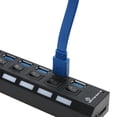 thumbnail image 4 of 7 puertos USB 3.0 HUB 5 Gbps con cable adaptador de interruptor de encendido/apagado para PC Barbie Nuevos Originales, 4 of 6