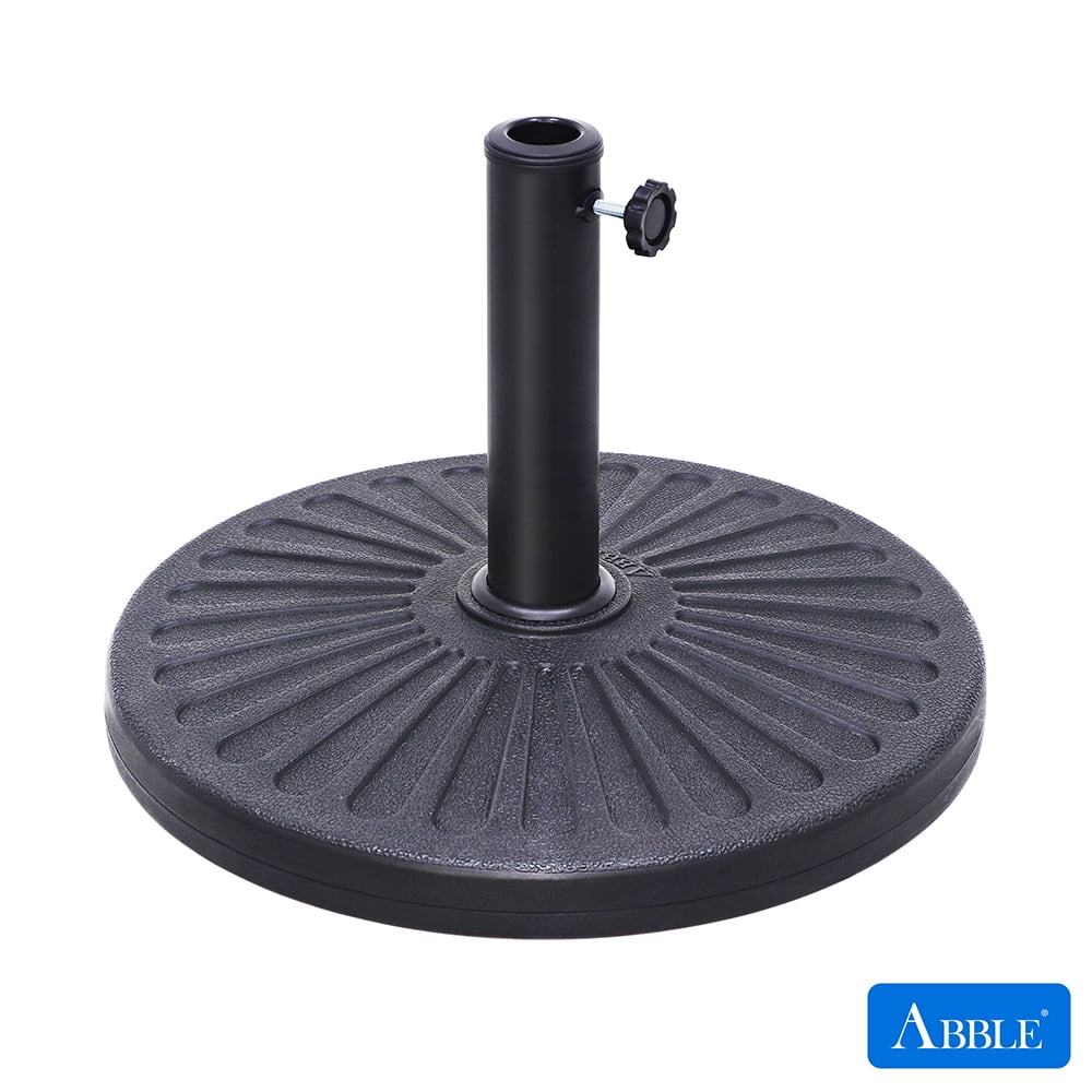 Ultrashades 26.5 lbs. Patio Umbrella Base,  Mareket Umbrella Base for Yard Garden Poolside in Black