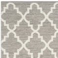 SAFAVIEH Montauk Crispian Geometric Quatrefoils Cotton Area Rug, Grey