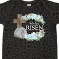 thumbnail image 4 of Inktastic Easter He Has Risen with Cross and Flowers Boys or Girls Baby Bodysuit, 4 of 5
