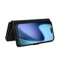thumbnail image 2 of for iPhone Air Wallet Case, Classic PU Leather Wrist Strap PU Leather Kickstand Card Slots Heavy Duty Protection Zipper Pocket Rugged Phone Case Cover for iPhone Air, Black, 2 of 12