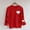 Red, variant on Dolkfu Green Holiday Shirts for Women Heart Print Valentines Oversized Tops Pullover Crewneck Tops for Women 2025 L
