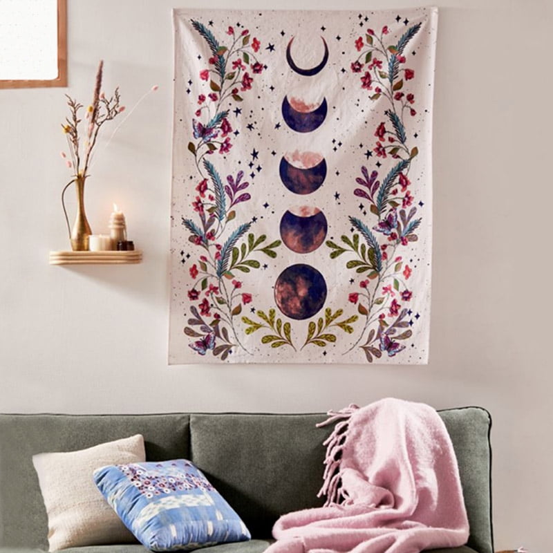 Wall Hanging Tapestry Wall Tapestries Moon Phase Tapestry Indian Home Decor L03 
