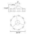 thumbnail image 3 of Maxim Lighting - LED Flushmount - Flush Mount - Radiant-54W 9 LED Flush, 3 of 5