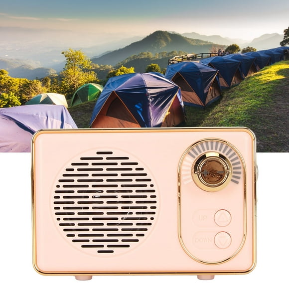 Altavoz Retro 5.0 Mini Reproductor De Mp3 Recargable USB Vintage Con Aux Para De Fiesta De Camping, Color Elegante Y Diseño Portátil Para Amantes De La Música