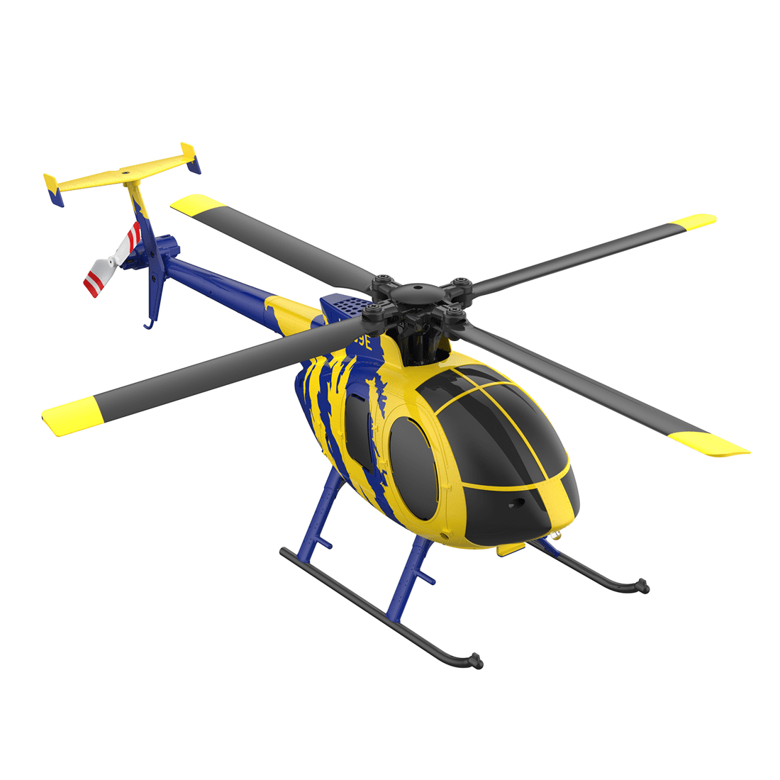 C184 RC Helicopter 2.4G 4CH No Tail Rotor with 6-Axis Gyroscope, Altitude Hold & Optical Flow for Adults