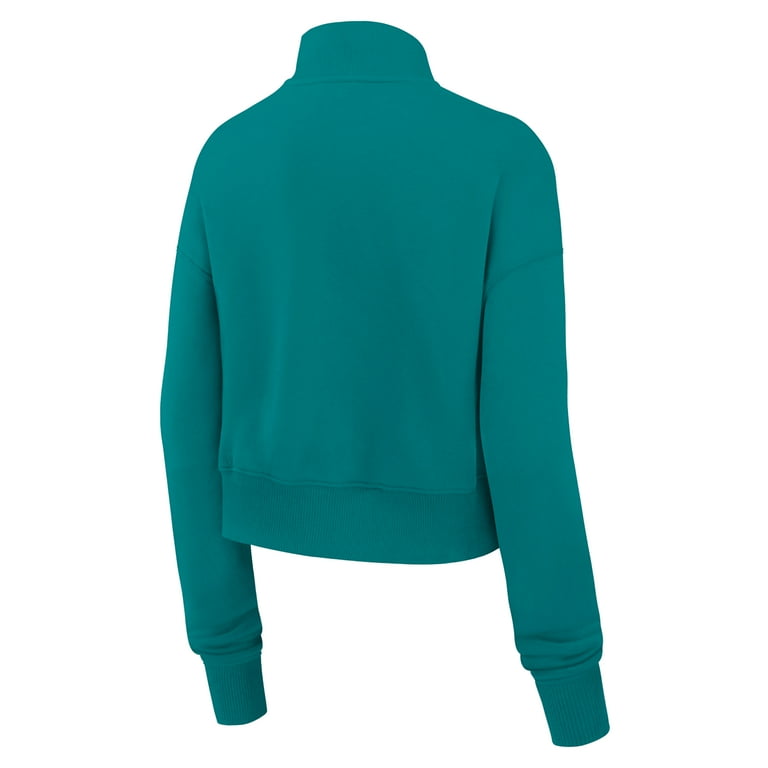 Women's Nike Aqua Miami Dolphins Rewind Phoenix Half-Zip