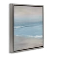 thumbnail image 3 of Stupell Industries Coalescing Ocean & Shore Landscape & Nature Painting Gray Floater Framed Canvas Art Print Wall Art, 25 x 25, 3 of 9