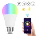 thumbnail image 2 of 2 uds E26 enchufe multifuncional 7W WIFI LED lámpara inteligente RGB múltiples colores bombilla, 2 of 8
