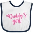 thumbnail image 3 of Inktastic Valentine's Day Daddy's Girl Girls Baby Bib, 3 of 4