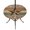 Green Brown, variant on Round Outdoor Tablecloth with Umbrella Hole and Zipper, Western Texas Star Retro Tablecloth with Elastic Waterproof, Vintage Farmhouse Green Brown Wooden Patio Table Covers for 36" - 44" Pool Tables