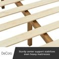 thumbnail image 3 of DeCoro Devon Full Metal Platform Bed Frame | Durable Steel Frame & Wood Slat for Long-Lasting Comfort | Sturdy Mattress Foundation | No Box Spring, Easy Assembly, Space-Saving | Full, 3 of 8