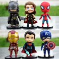 thumbnail image 2 of Figuras de acción de los Vengadores WANGXIAOYU 6 unidades por Set, 2 of 5