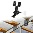 thumbnail image 1 of Kits de soportes para contrahuellas de techo Soporte para vigas de contrahuellas de techo de pérgola Soporte para cobertizos Gazebos de patio Herrajes, 1 of 8