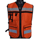 thumbnail image 2 of Chaleco Industrial Brigadista Con Reflejante Textil Costados Abiertos, 2 of 4